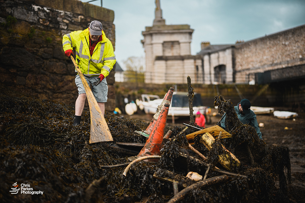 Stonehouse Beach clean-up 2